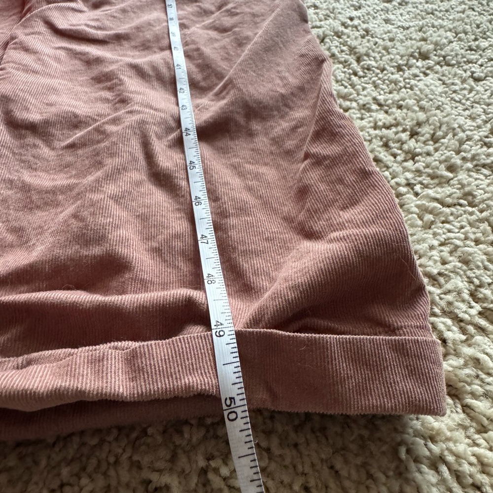American Eagle Outfitters Mauve Button-Front Wide-Leg Jumpsuit - Picture 6 of 12